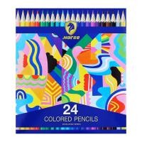 ตราม้า ดินสอสีไม้ รุ่น HG-241 แพ็ค 24 สี