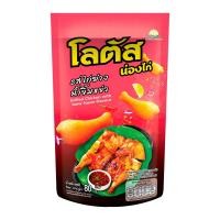 ราคา โลตัส ขนมน่องไก่ รสไก่ย่างน้ำจิ้มแจ่ว 80 ก. (8850157530170)