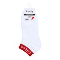 ราคา อิมิลี่ ถุงเท้ากีฬาข้อตาตุ่ม สีขาว - แดง (2000006444172)