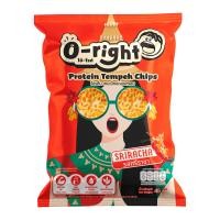 ราคา โอ้-ไรท์ เทมเป้ทอดอบกรอบ รสศรีราชา 45 ก. (8859237007540)