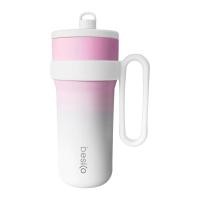 เบสิโค แก้วน้ำสุญญากาศพร้อมหูจับ รุ่น LH-2401004P ขนาด 850 มล. ส