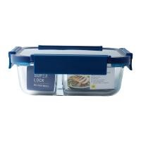 ราคา ซุปเปอร์ล็อค กล่องแก้วถนอมอาหาร มีช่องแบ่ง 2 ช่อง รุ่น (8851251162250)