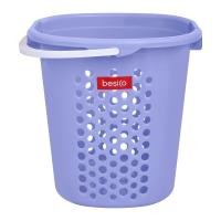 เบสิโค ตะกร้าผ้ามีหู รุ่น 5050 สีม่วง