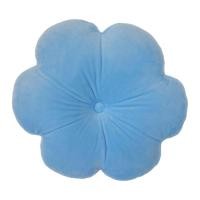เทลแดน หมอนอิงดอกไม้ 18 x 18 นิ้ว สีฟ้า