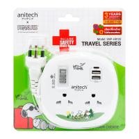 แอนิเทค x พีนัทส์ รางปลั๊กไฟพกพา 2 ช่อง 2 USB-A 1 Type-C รุ่น SNP-H9122 สา