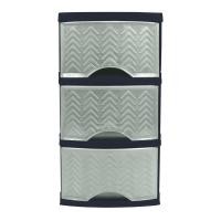 ราคา เบสิโค ตู้ลิ้นชักลายหวาย 3 ชั้น รุ่น 1116 สีเขียว (8851370805861)