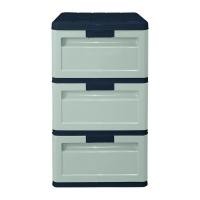 ราคา เบสิโค ตู้ลิ้นชักลายหวาย 3 ชั้น รุ่น 1127 สีเขียว (8851370805847)