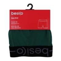 เบสิโค บ๊อกเซอร์ บรีฟ สำหรับผู้ชาย รุ่น BGOG2506MU005 สีเขียว