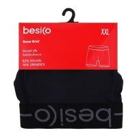 เบสิโค บ๊อกเซอร์ บรีฟ สำหรับผู้ชาย รุ่น BGOG2506MU008 สีดำ