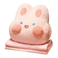 ราคา เทคทอยส์ หมอนผ้าห่มกระต่ายแบบซุกมือได้ (8859764421949)