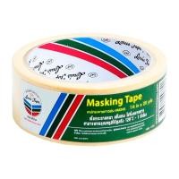 ราคา หลุยส์เทป เทปกระดาษกาวย่น 1.5 นิ้ว x 20 หลา สีเบจ (8856682003691)