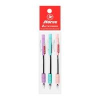 ตราม้า ปากกาลูกลื่น 0.7 มม. รุ่น H-705 x 3 ด้าม สีน้ำเงิน คละแบบ