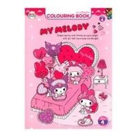วรรณาบุ๊คส์ หนังสือระบายสี 16 หน้า My Melody