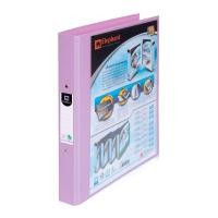 ตราช้าง แฟ้มคลิปห่วงปกดูราพลาส รุ่น 221A4VB ขนาด A4 สีลาเวนเ