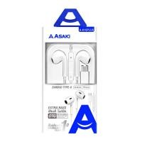 อาซากิ หูฟัง Type-C รุ่น A-K15PLUS สีขาว