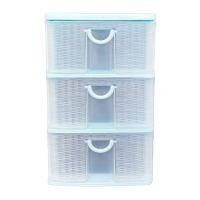 ราคา นิวลุค ตู้ลิ้นชัก 3 ชั้น A4 รุ่น A-105-5 ลายหวาย สีฟ้า-ใส (8853561003490)