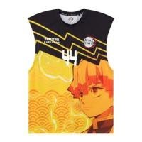 ดาบพิฆาตอสูร เสื้อยืดแขนกุดชาย รุ่น FFDM26Q1MA001 สีเหลือง ขนา