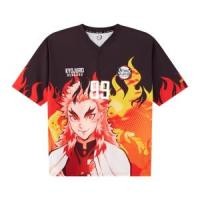 ดาบพิฆาตอสูร เสื้อยืด Oversized ชาย รุ่น FFDM26Q1MA003 สีแดง ขนาด M