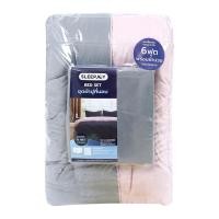 ราคา สลีปจอย ชุดผ้าปูที่นอน 6 ฟุต พร้อมผ้าห่มนวม 70 x 90 นิ้ว สีเ (8859691921215)