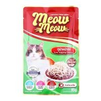 ราคา เหมียว เหมียว อาหารแมว รสปลาทูน่าหน้าไก่ 85 ก. (8859160401064)