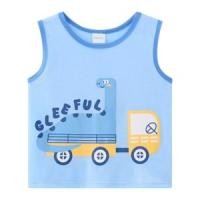 เบสิโค เสื้อกล้ามเด็กหญิง รุ่น BKAS2601TB03 สีฟ้า ขนาด 2-3 ปี