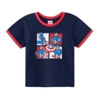 มาร์เวล x เบสิโค เสื้อยืด สำหรับเด็กชาย รุ่น BMTN2601LB007 สีดำ