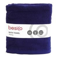 ราคา เบสิโค ผ้าขนหนู รุ่น HOTEL ขนาด 40 x 60 นิ้ว สีน้ำเงิน (8859048337447)