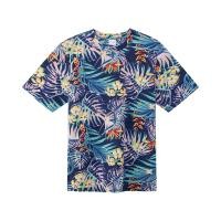 ราคา เบสิโค เสื้อยืดลายดอกผู้ชาย สีน้ำเงิน (2000008660693)