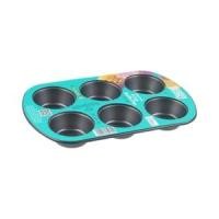 เบเกอร์ส ซีเคร็ต ถาดอบมัฟฟิน 6 หลุม รุ่น BS10211 สีเทาเข้ม