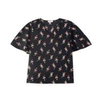 เบสิโค เสื้อแขนสั้นผู้หญิง สีดำ ไซส์ L