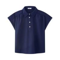 เบสิโค เสื้อเชิ้ตผู้หญิง สีกรมท่า