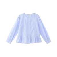 ราคา เบสิโค เสื้อแต่งลูกไม้ตารางผู้หญิง สีฟ้า (2000008653176)