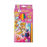 ตราม้า ดินสอสีไม้ 12 สี บริลเลี่ยนท์