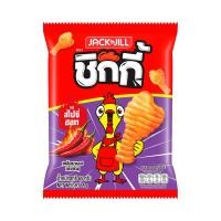 ราคา แจ็ค แอนด์ จิล ชิกกี้ ขนมทอดกรอบรูปน่องไก่ รสสไปซี่ ฮอ (8850309228955)