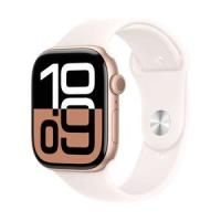 ราคา Apple Watch Series 10 GPS 46mm Rose Gold Aluminium Case with Light Blush Sport Band - S/M (MWWT3SA/A) (A0162873)