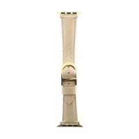 ราคา สาย Apple Watch PANTHERA 46mm Genuine Leather with Bucket Cream (A0175576)