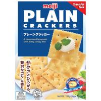 ราคา เมจิขนมปังกรอบ 104กรัม Meiji Plain Crackers 104g. (8888077103389)