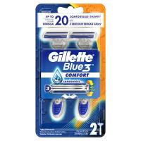 ราคา ยิลเลตต์ด้ามมีดโกนบลูทรีเซนซิทีฟ 2ด้าม Gillette Blue3 Sensitive Razor 2pcs. (7702018996469)