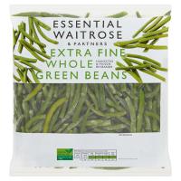 ราคา เวทโทรสต้นถั่วแขกแช่แข็ง 500กรัม Waitrose Frozen Whole Green Beans 500g. (5000169518175)