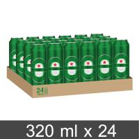 ราคา ไฮเนเก้นลาเกอร์เบียร์แคน 320ซีซี แพค 24 Heineken Lager Beer Can 320cc. Pack 24 (8850571205319)
