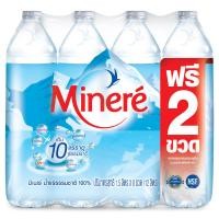ราคา มิเนเร่น้ำแร่ 1.5ลิตร แพค 6 Minere Mineral Water 1.5ltr. Pack 6 (8850011100303)