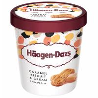 ราคา ฮาเก้นดาสไอศกรีมผสมคาราเมลบิสกิตแอนด์ครีม 392กรัม Haagen Dazs Caramel Biscuit Ice Cream 392g. (3415581117189)