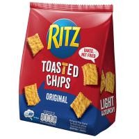 ราคา ริทซ์โทสเต็ดชิปส์ขนมอบกรอบรสต้นตำรับ 229กรัม Ritz Toasted Chips Original 229g. (8934680114264)