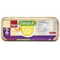 ราคา ท็อปส์ไข่ไก่สดโอเมก้า3เบอร์2 แพค 10ฟอง Tops Fresh Hen Eggs Omega3 No.2 pack 10pcs. (8853474040650)