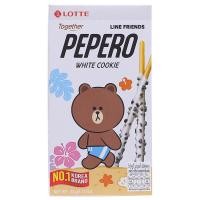 ราคา ล็อตเต้ บิสกิตแท่ง ไวท์คุกกี้เปปเปอโร 32กรัม Lotte White Cookie Pepero 32g. (8801062636358)