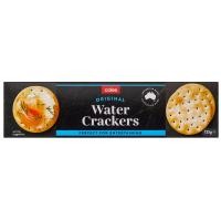 ราคา โคลส์แครกเกอร์รสดั้งเดิม 125กรัม Coles Original Water Crackers 125g. (9310645361130)