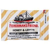 ราคา ฟิชเชอร์แมนลูกอมรสปราศจากน้ำตาลกลิ่นน้ำผึ้งผสมเลมอน 22กรัม FishermansFriendHoneylemon 22g (96091852)