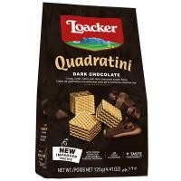 ราคา ล็อคเกอร์เวเฟอร์ดาร์กช็อกโกแลต 125กรัม Loacker Ouadratini Dark Chocolate Wafer 125g. (8000380142460)
