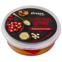 ราคา เอเฟรสโคพริกหวานผสมเฟตต้าชีสปรุงรส 185กรัม EFresco Sweet Baby Peppers with Feta Cheese 185g. (9336576001594)