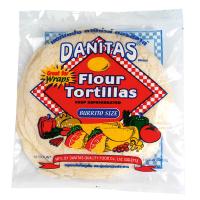 ราคา ดานิต้าส์แผ่นแป้งทอร์ทิล่าส์ 9นิ้ว 450กรัม Danitas Flour Tortillas 9inch 450g. (8850575008138)